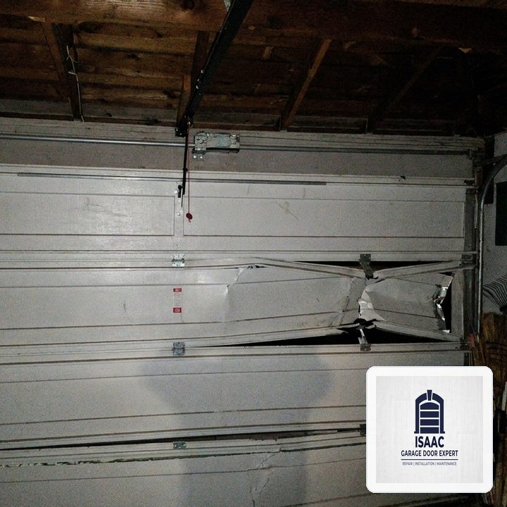 Isaac Garage Door Expert in Chelmsford, MA: Heavy-Duty Steel Section Strut & 11-Gauge Hinge Reinforcement - Chelmsford, MA